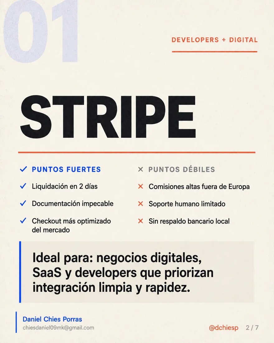 Diapositiva 2 de 3: 5 pasarelas de pago: ¿cuál es la tuya?