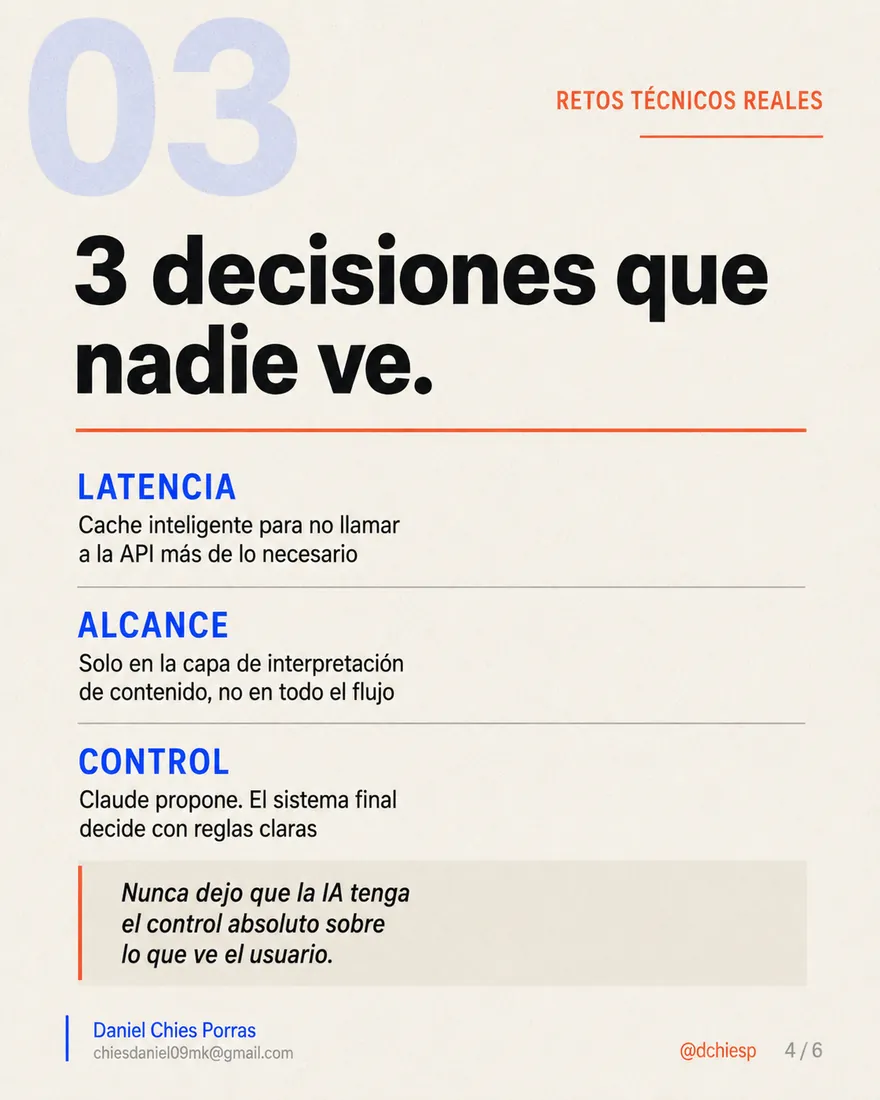 Diapositiva 4 de 6: La decisión que cambió mi red social