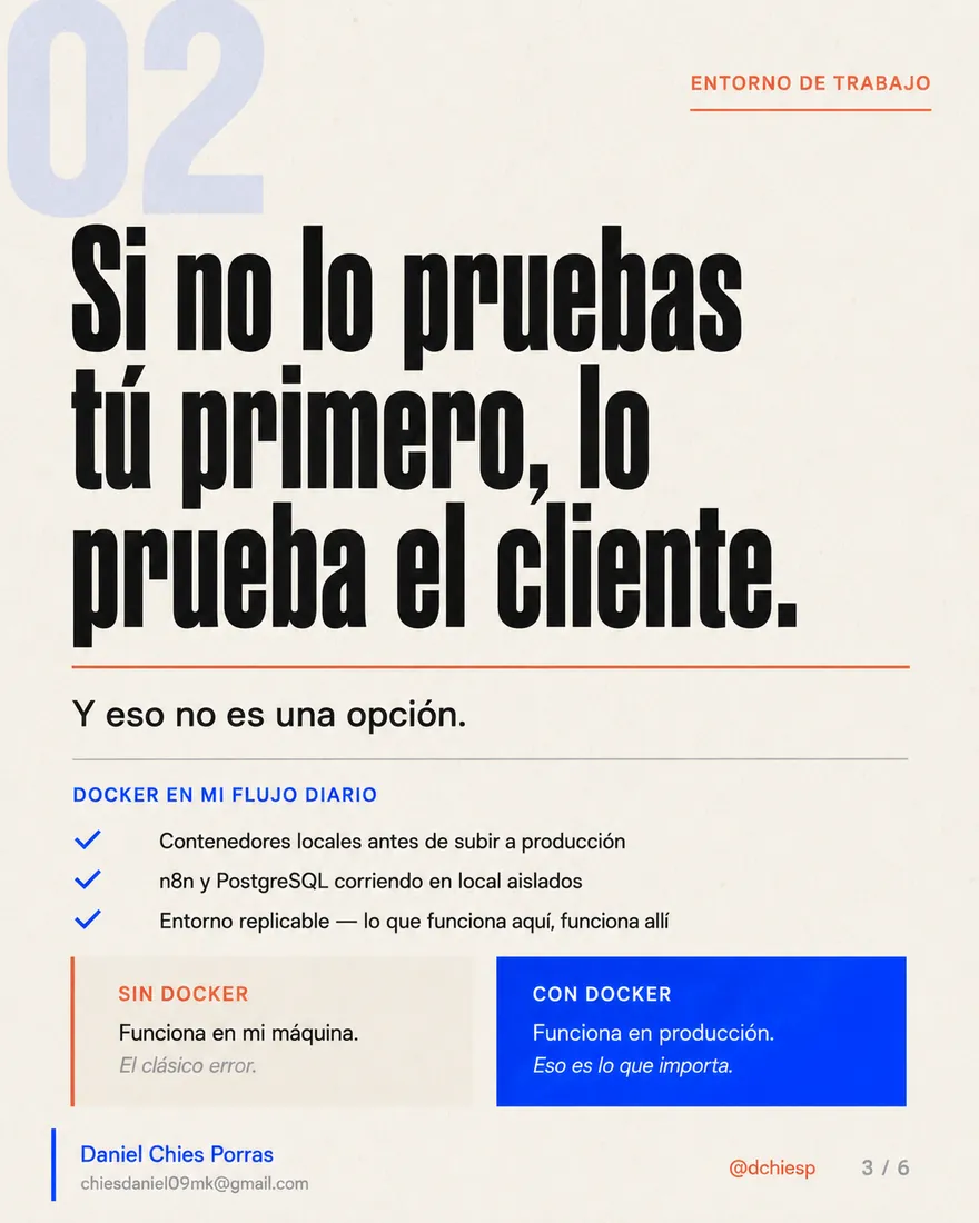 Diapositiva 3 de 3: Dos años construyendo. Cada día.