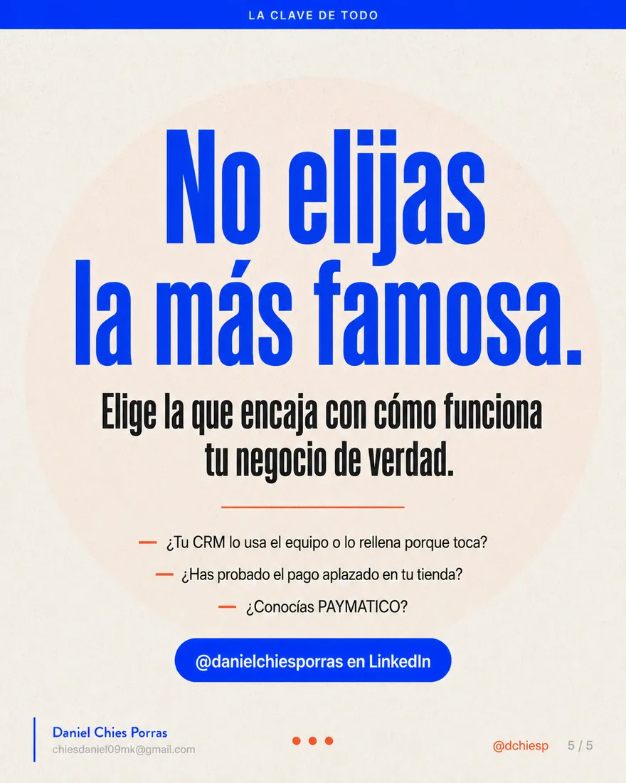 Diapositiva 5 de 5: Las 2 decisiones que más afectan a tus ventas online