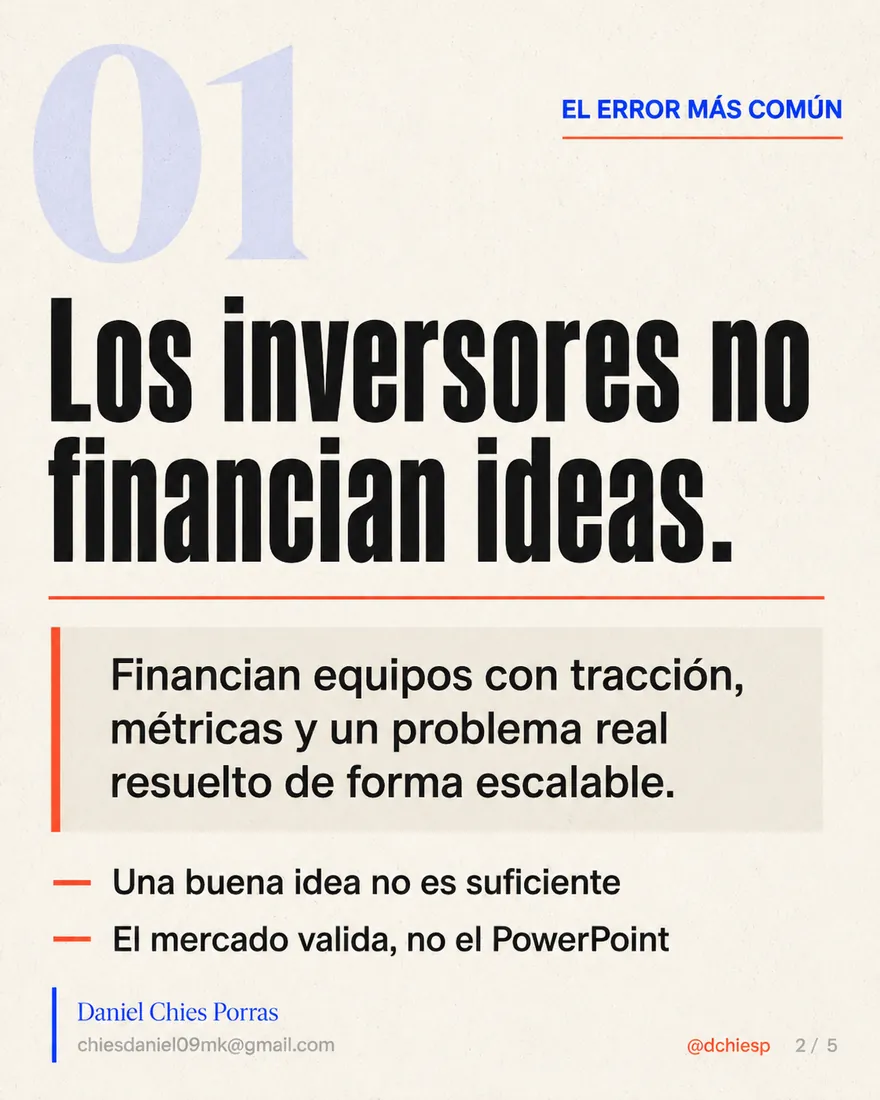 Diapositiva 2 de 5: Lo que nadie te explica sobre financiar una startup