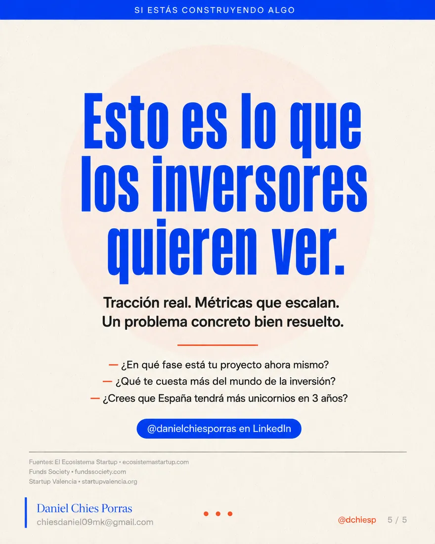 Diapositiva 5 de 5: Lo que nadie te explica sobre financiar una startup
