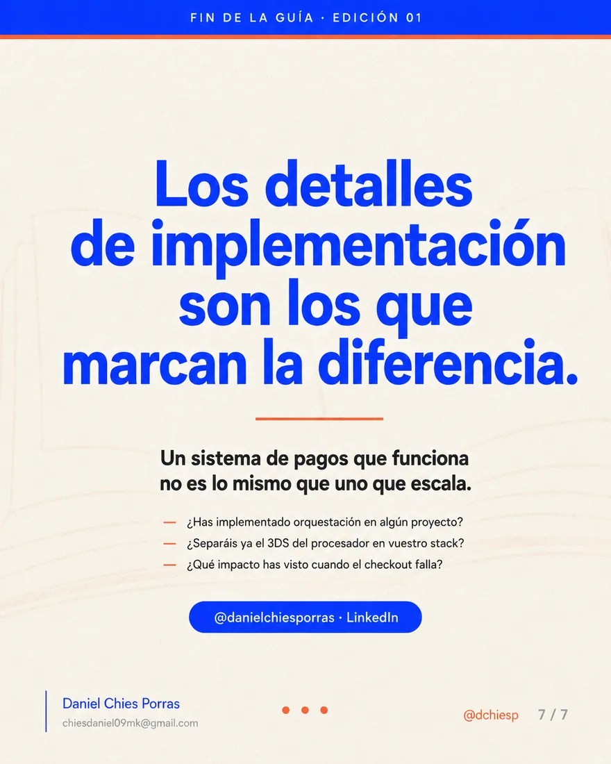 Diapositiva 7 de 7: Orquestación de pagos: lo que nadie te explica