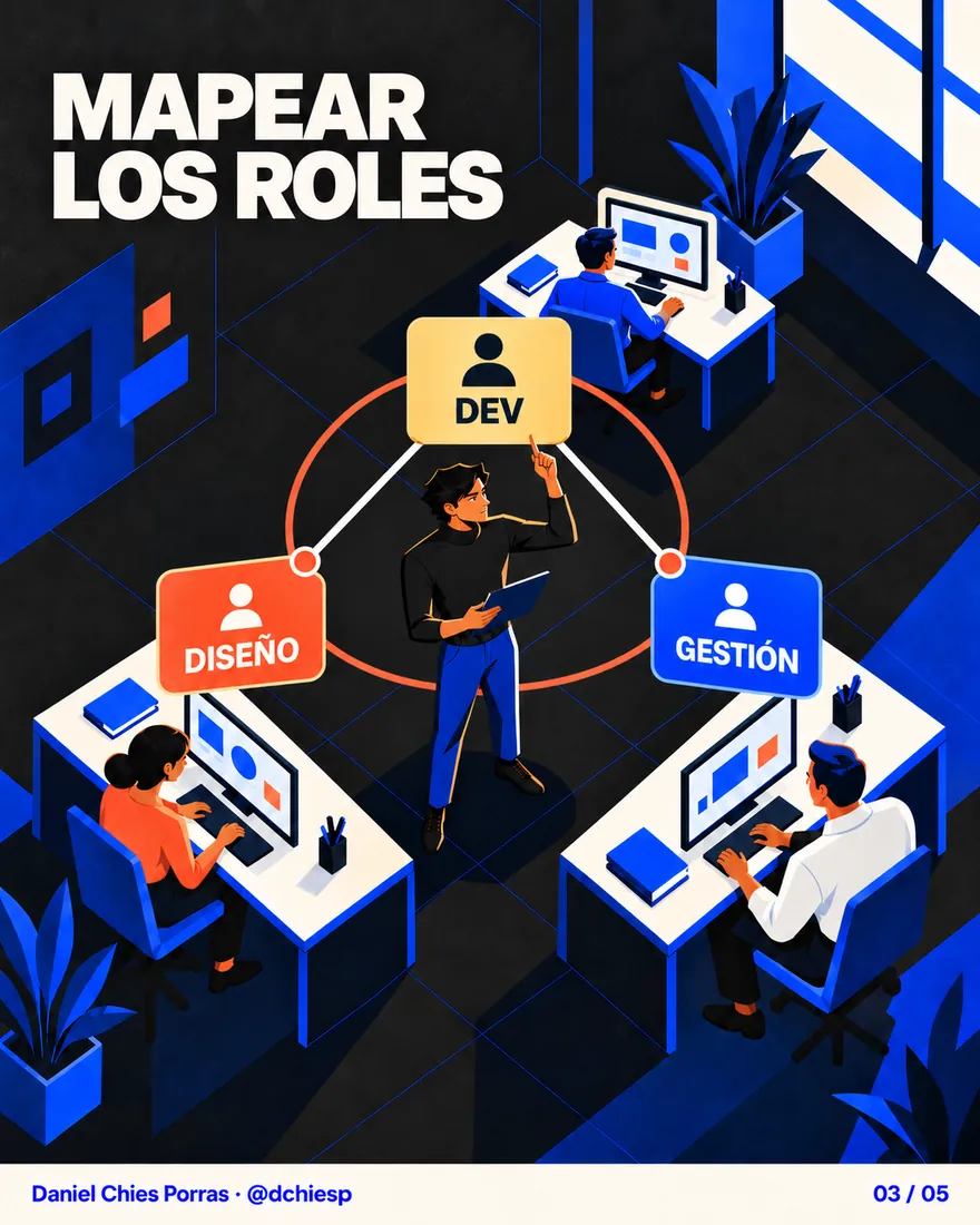 Diapositiva 3 de 3: Cuando entro en un proyecto nuevo, lo primero que hago no es tocar código